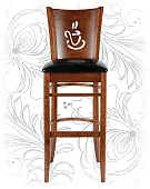 Деревянный барный стул LMU-9131