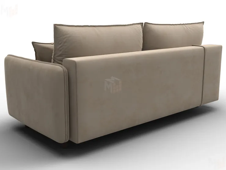 Диван прямой Лига-064 НПБ ( SEVEN 729 бежевый )