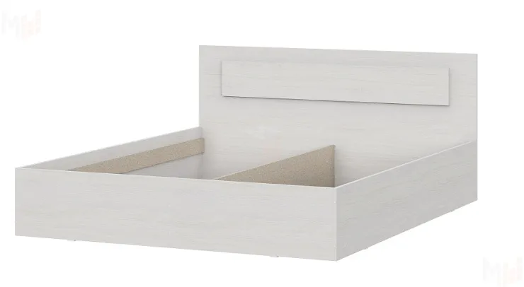 Кровать МСП-1 двойная универсальная 1.60 х 2.0 Ясень Анкор светлый