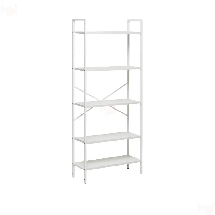 Стеллаж Leset Стилвуд 25 широкий, 5 полок (Белый/Белый)