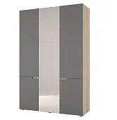 Шкаф Анталия 3-х дверный (сонома/графит софт) Шкаф Анталия 3-х дверный (сонома/графит софт)