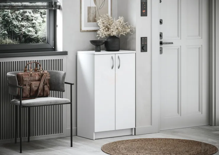 Тумба для обуви Эва ТМ-022 белая