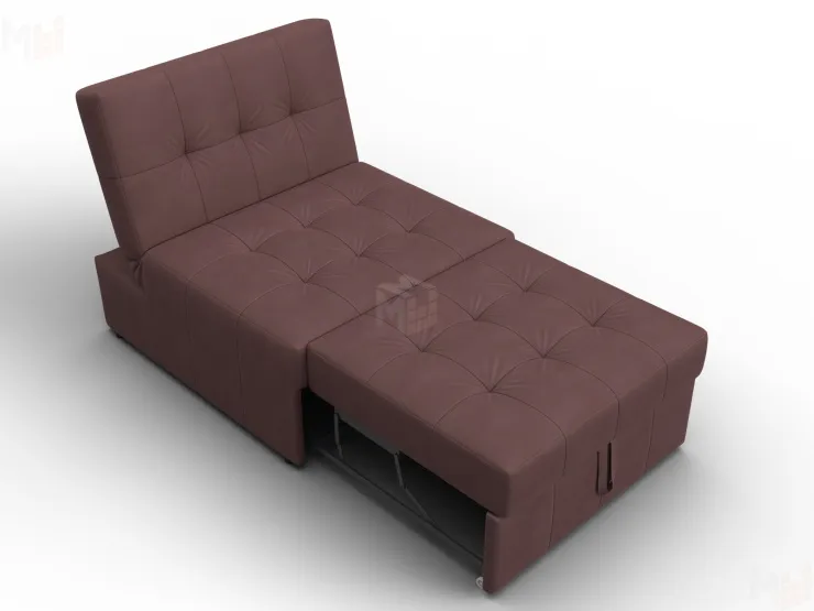 Кресло-кровать Лига-107 (80) ( JOLY 09 бордовый )