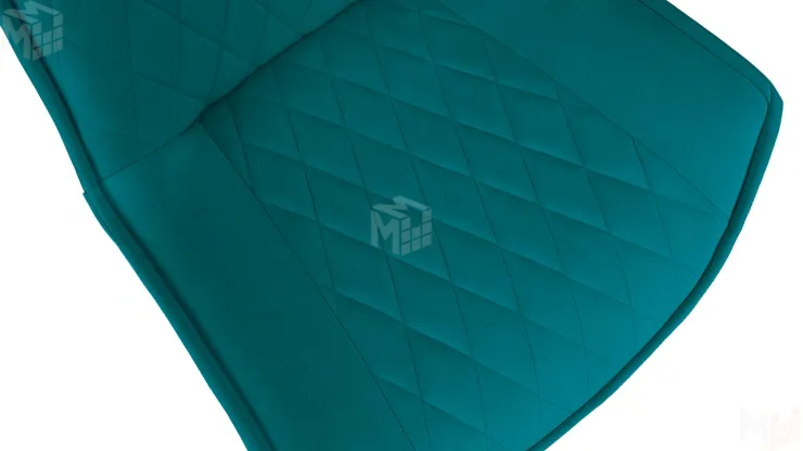 Стул Фэнди К1С  Черный муар, Велюр Confetti Izumrud