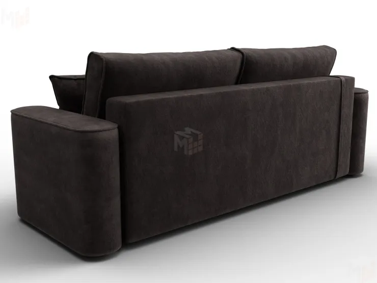 Диван прямой Лига-118 НПБ ( BRUT 17 коричневый )