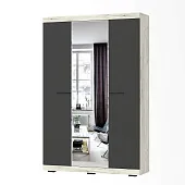 Шкаф для одежды СОНАТА ШСЗ-1300 Крафт белый-Антрацит