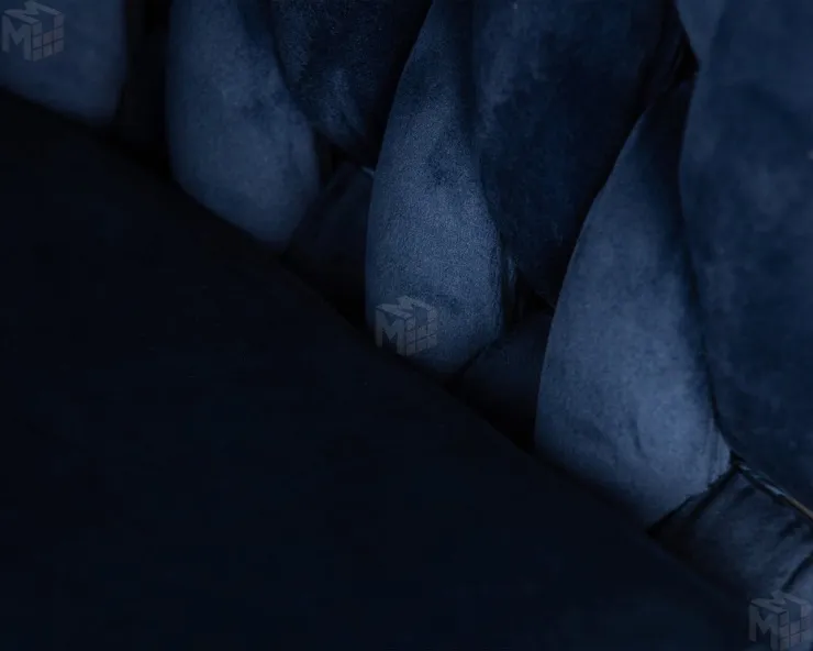 Стул барный DOBRIN MARCEL (синий велюр (MJ9-117))