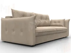 Диван прямой Лига-100 НПБ ( SEVEN 729 бежевый )