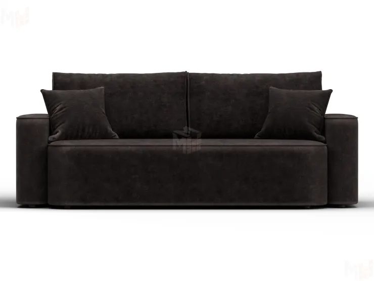 Диван прямой Лига-118 НПБ ( BRUT 17 коричневый )