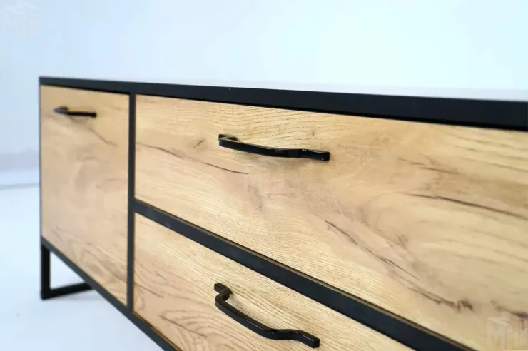 Тумба ТВ Виртон 1 Дуб Крафт Золотой