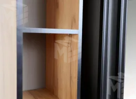 Шкаф-купе Ольга-Лофт 10.1 Дуб Крафт Золотой/Темно-Серый