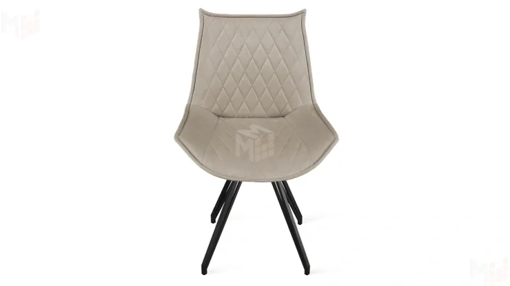 Стул Фэнди К4 Черный муар, Велюр Confetti Smoke