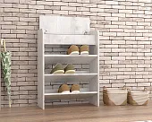 Обувница открытая 600 - Бетон светлый