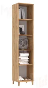 Пенал закрытый Ирис Графит/Дуб Крафт