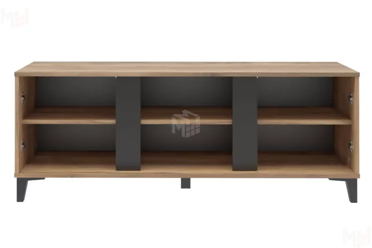 Тумба под ТВ Богемия 463.04 Дуб барокко/Зелёный