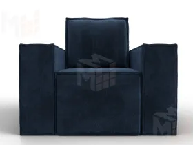 Кресло Лига-081 НПБ ( TOWER 13 синий )