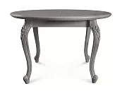 Стол Мокко круглый серый камень