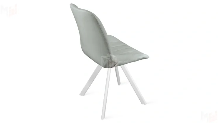 Стул Марвел К2 Исп. 2 Белый матовый Велюр Confetti Silver