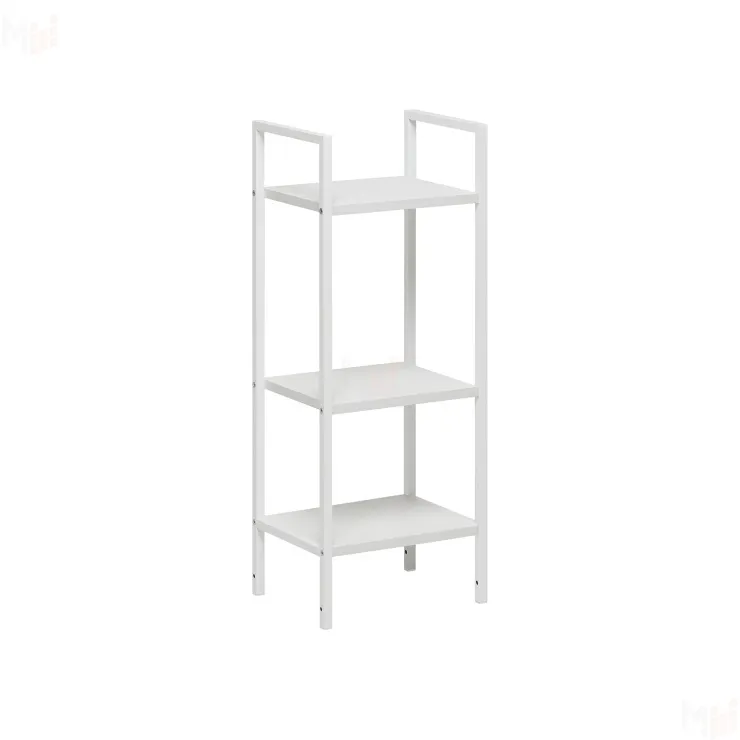 Стеллаж Leset Стилвуд 13 узкий, 3 полки (Белый/Белый)