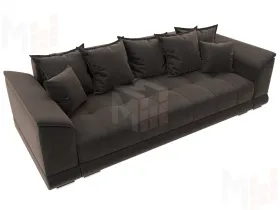 Диван прямой НордСтар НПБ ( SEVEN 727 коричневый )