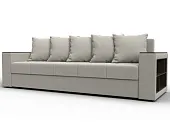 Диван прямой Дубай Лайт ( Амур 02 бежевый )
