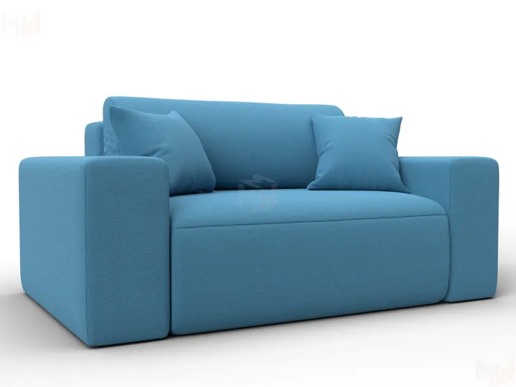 Кресло Лига-036 НПБ ( Амур голубой )