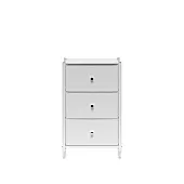 Комод Leset Нирита/Хайди, 3 ящика, Белый (Белый/Белый)