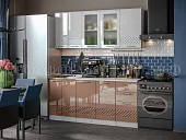 Кухня Волна 1,8 белый/капучино