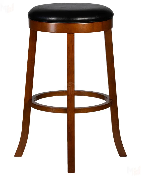 Круглый барный табурет DOBRIN BOB BAR (шоколад, черный)