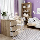 2.02.07.120.3 СИРИУС стеллаж 78х190 сонома RU