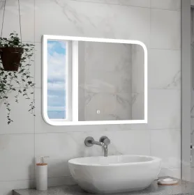 Зеркало с LED подсветкой Fantasy 800х600