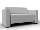 Диван прямой Лига-093 ( Белый )