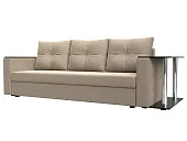 Диван прямой Атланта со столом справа