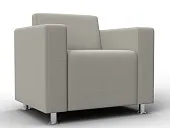 Кресло Лига-093 ВН ( Амур 02 бежевый )