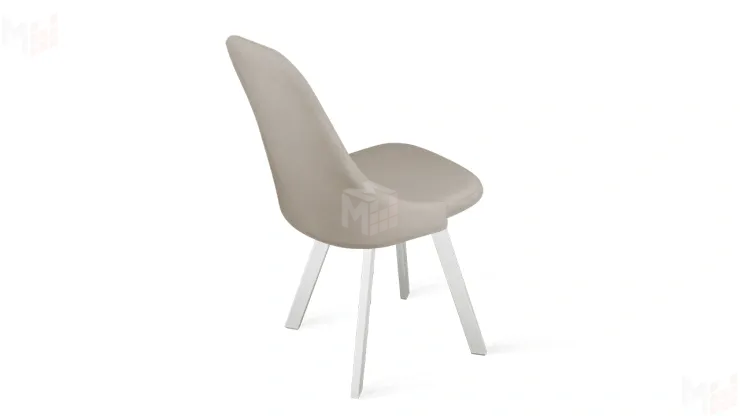 Стул Франк (паук) исп. 2 - ДП2-30 Белый матовый/Catania Ivory (бежевый)