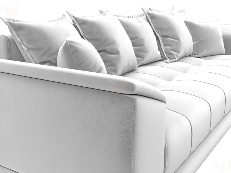 Диван прямой НордСтар НПБ ( TOWER 01 молочный )