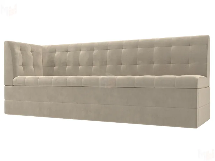 Диван кухонный прямой Бриз с углом слева