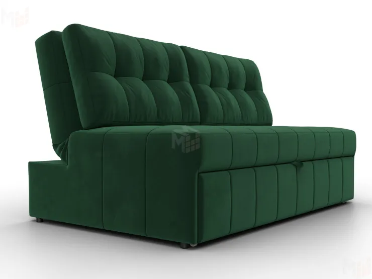 Диван прямой Лига-107 (140) ( SEVEN 626 зеленый )