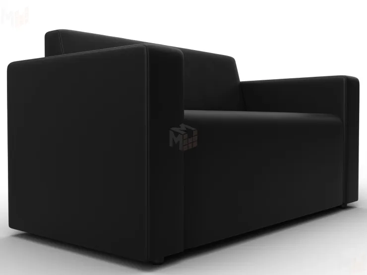 Диван прямой Лига-093 ( Черный ) Диван прямой Лига-093 ( Черный )