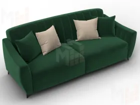 Диван-книжка Лига-095 НПБ ( SEVEN 626 зеленый )