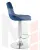 Стул барный DOBRIN TAILOR (синий велюр (MJ9-117))