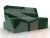 Диван прямой Лига-107 (140) ( SEVEN 626 зеленый )