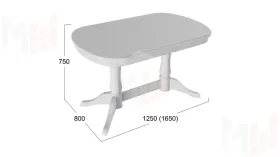 Стол «Валенсия» - S-182 Белый матовый