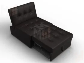 Кресло-кровать Лига-107 (80) ( GRIFON 12 коричневый )