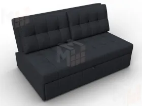 Диван прямой Лига-107 (140) ( JOLY 16 темно-серый )