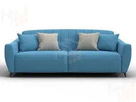 Диван-книжка Лига-095 НПБ ( Амур 10 голубой )