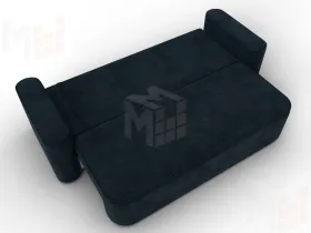 Диван прямой Лига-118 НПБ ( LAIM 21 графит )