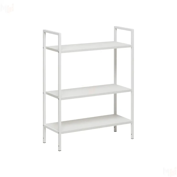 Стеллаж Leset Стилвуд 23 широкий, 3 полки (Белый/Белый)