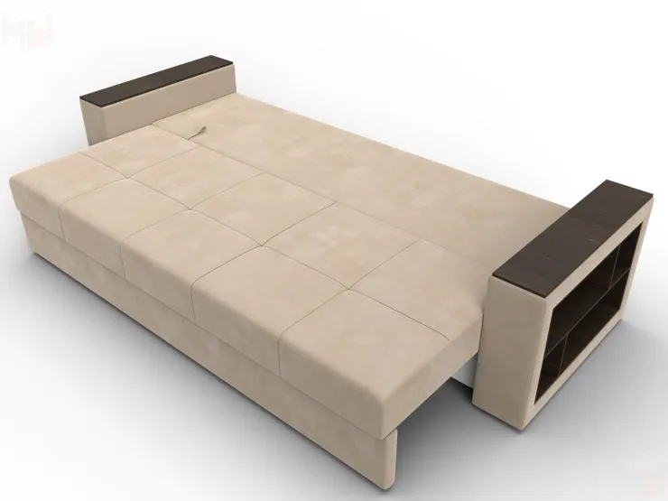 Диван прямой Дубай Лайт ( SEVEN 729 бежевый )