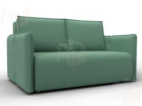 Диван прямой Лига-117 ( Амур 11 зеленый )